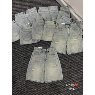 Quần bò ngố rách nhẹ hàng QCL1