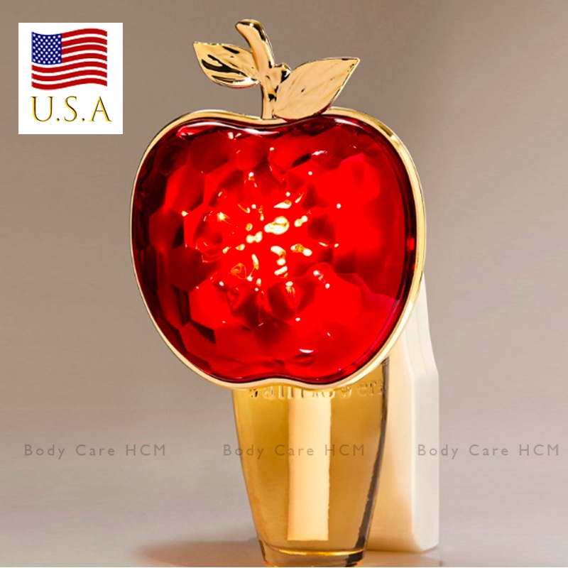 Chính hãng Mỹ | Máy Xông Khuếch Tán Tinh Dầu Thơm Phòng có đèn hình quả táo - Bath & Body Works
