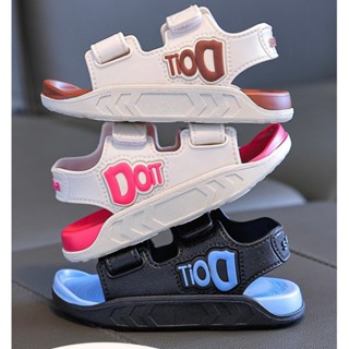 Dép Quai Hậu SanDanl Cho Bé Đi Học 2 Dây Dán Tiện Lợi Size 21-36 Cao Su Non Nhẹ Êm Kháng Nước Tốt