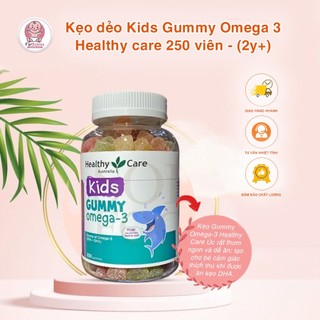 [MẪU MỚI] KẸO GUM OMEGA 3 - HEALTHY CARE 250v