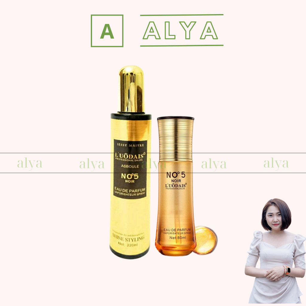 Xịt Dưỡng Tóc L'UÔDAIS NO5 Hương Nước Hoa Dưỡng Tóc Chắc Khỏe. ALYA