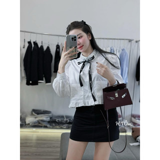 Sơ Mi Ren Cổ Ngọc Miuiu
