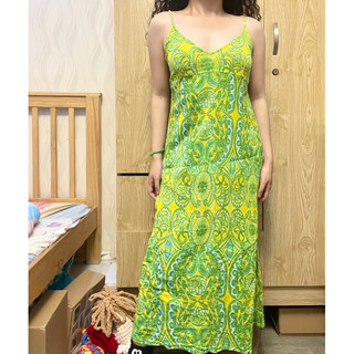 Đầm 2hand, đầm 2 dây, đầm vintage, đầm lụa