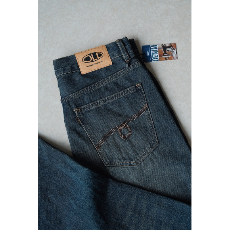 Quần Jean Regular-Fit Lot.023 | Màu Dirty Blue - Olderister