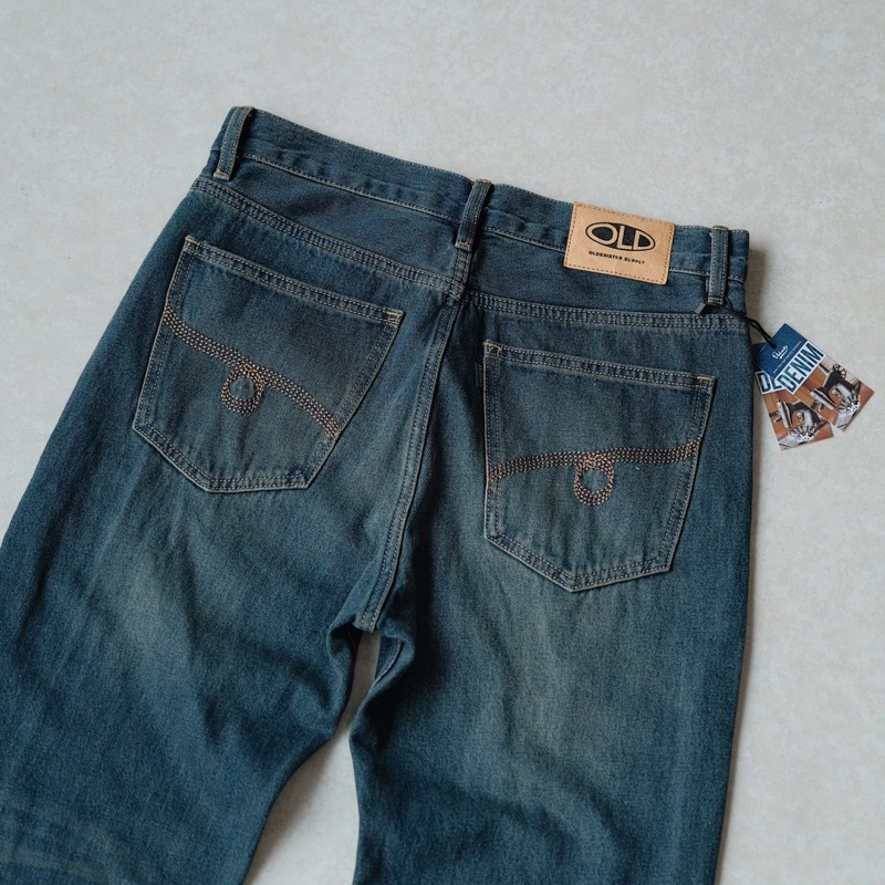 Quần Jean Regular-Fit Lot.023 | Màu Dirty Blue - Olderister