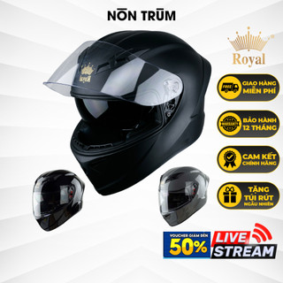 Nón bảo hiểm fullface Royal M266 có 2 kính bảo hành 12 tháng chính hãng tại Nón Trùm