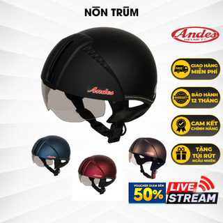 Nón Andes 181 chính hãng có kính âm tiện dụng, freesize 55-58cm chính hãng tại Nón Trùm