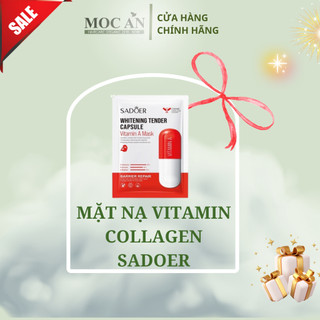 Mndd. mặt nạ dưỡng da, dưỡng trắng cấp ẩm mờ thâm sadoer