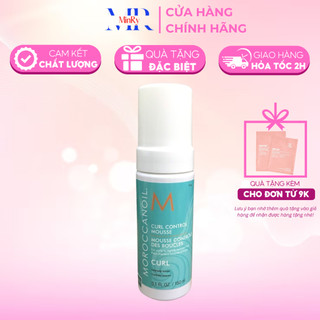 Kem bọt Moroccanoil kiểm soát sóng xoăn Curl Control Mousse 150ml, giữ nếp tự nhiên, bóng mượt | HAIRSHOP MINRY