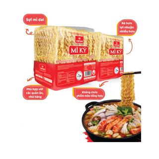 Mì ký (mì trần) Vifon KHÔNG CÓ GÓI GIA VỊ thùng 10 túi dùng cho lẩu/xào - 16 vắt/túi