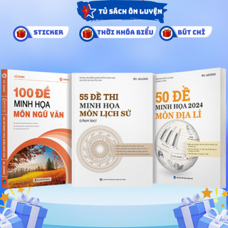 Sách- 50 Bộ Đề Minh Họa Khối C Văn Sử Địa-  Bản Cập Nhật Ôn Thi THPT Quốc Gia Năm 2024