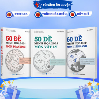 Sách- 50 Bộ Đề Minh Họa Khối A1 Toán- Lý- Anh-  Bản Cập Nhật Ôn Thi THPT Quốc Gia Năm 2024