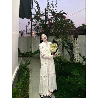 Váy  thô lụa trắng xinh xỉu