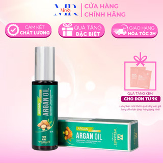 Tinh Dầu Wellmate Phục Hồi Tóc Hư Tổn Nặng Argan Oil Vitamin E 60ml, không gây bết, thơm, mềm mượt | HAIRSHOP MINRY