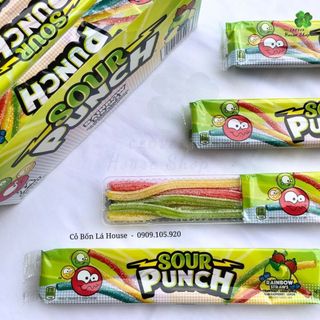 Kẹo dẻo chua trái cây cầu vòng Mỹ - Sour Punch 57g