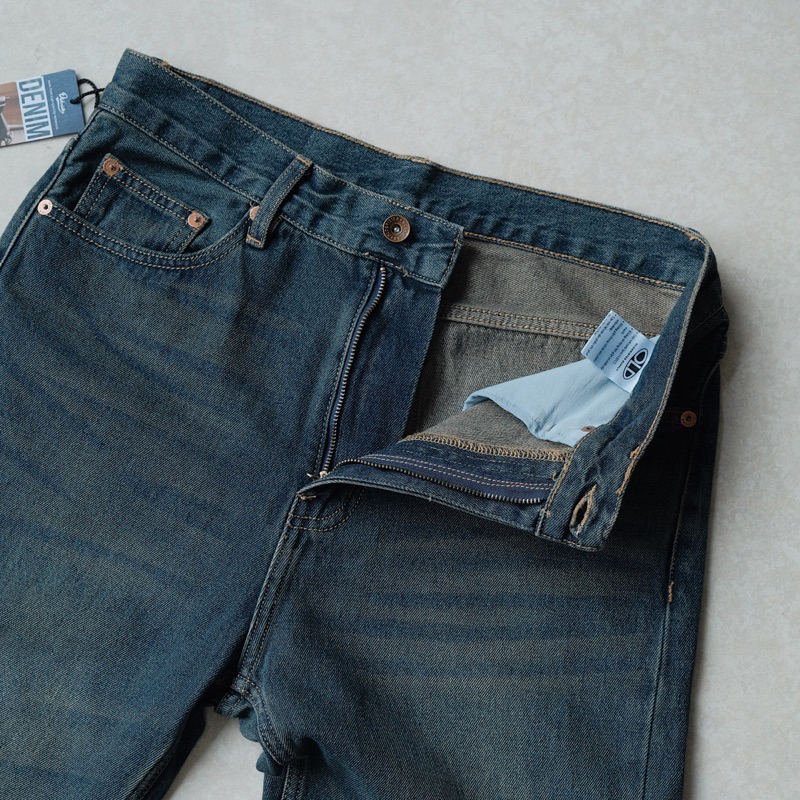 Quần Jean Regular-Fit Lot.023 | Màu Dirty Blue - Olderister