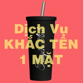 Bình Nước Khắc Tên 1 Mặt