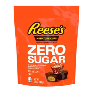🍫🥜 socola reese’s không đường của mỹ miniature cups chocolate candy & peanut butter zero sugar 144g u.s.a 🇺🇸