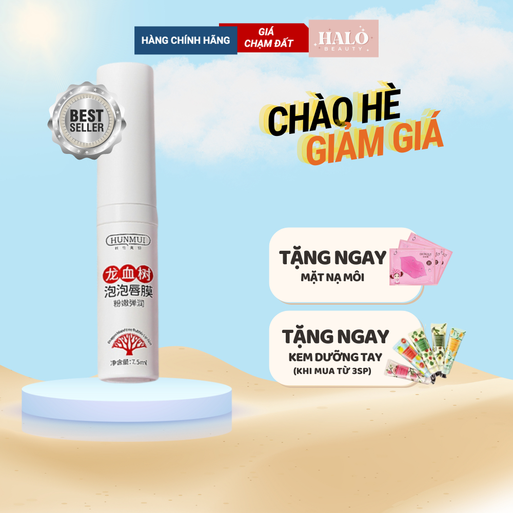 Tẩy da chết môi gel làm hồng môi dưỡng ẩm tự nhiên khử hết thâm môi hunmui nội địa Trung