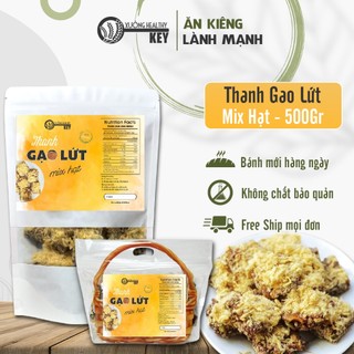 Thanh gạo lứt rong biển chà bông mix hạt Healthy Key - bánh hạt ngũ cốc ăn kiêng Eatclean