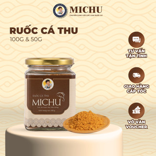 Ruốc Cá Thu Ăn Liền Michu Tinh Hoa Của Thiên Nhiên Việt Nam 100g