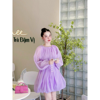 AIMEE DRESS / VÁY THẮT EO HOA SANG TRỌNG