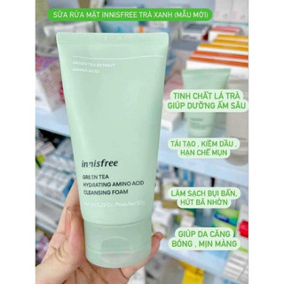 Sữa rửa mặt innisfree green tea pore cleansing foam - 150ml .hot