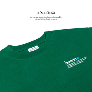 Áo Thun Levents Popular Logo 2.0 Tee 100% Cotton Unisex T-shirt Oversized