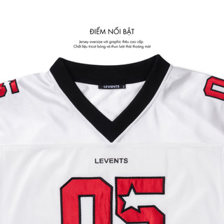 Áo Jersey Levents 05 Thun Lưới Thái Và Tricot Bóng Unisex Oversized