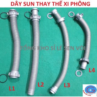 Ống thải sun ruột gà thay thế cho xiphong chậu rủa bát |Dây thoát xiphong chậu rửa bát| dây sun 1 đầu ốc| dây sun đâu ốc