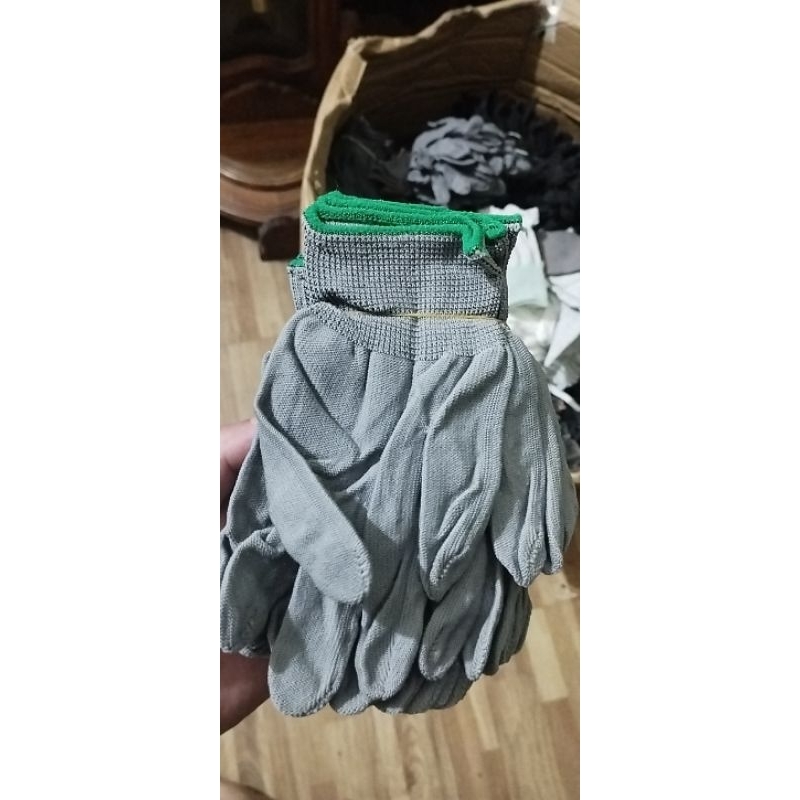 Găng Tay Bảo Hộ Lao Động Sợi Trắng - Găng Tay Sợi Len - Găng tay lao động - Găng tay làm vườn - Loại không phủ PU ko