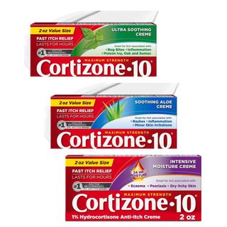 Kem bôi giảm ngứa chàm, vảy nến, dị ứng da Cortizone 10 Maximum Strength Anti-Itch Cream của Mỹ.