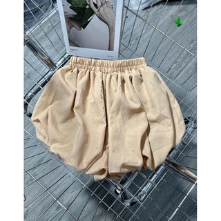 Quần bí thụng trơn full màu lưng thun cạp cao (BC)