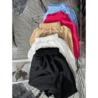 Quần bí thụng trơn full màu lưng thun cạp cao (BC)