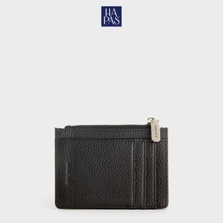 Ví Card Da Thật Khóa Bạc Sz 11 Black HAPAS - VN240183