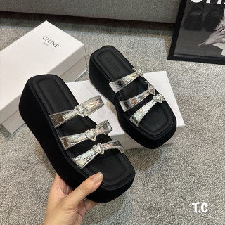 Dép Lê 3 Quai Tag Đá Độn Đế FULL BOX