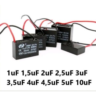 TỤ QUẠT 2.5UF & 4.0UF