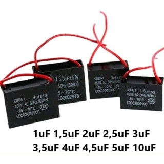 TỤ QUẠT TỪ 1UF ĐẾN 5UF