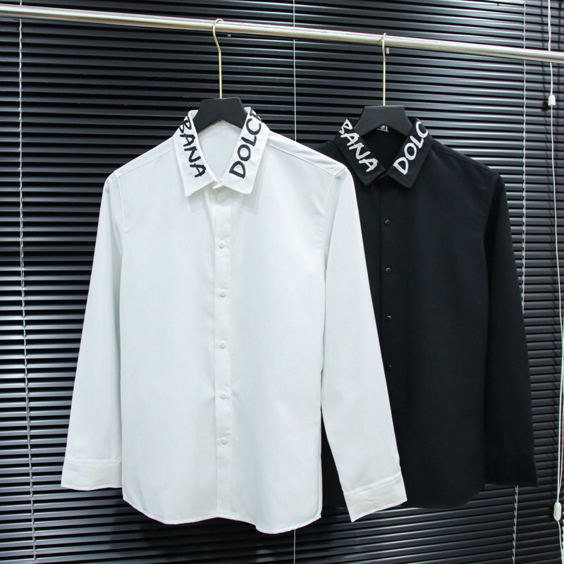 [TN-TD] Áo Sơ Mi Nam Thêu Chữ - Sơ Mi Lụa Mango SMTD