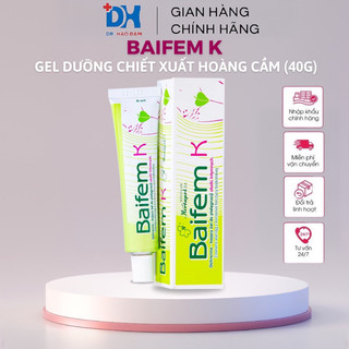 Baifem K - Gel dưỡng hoàng cầm dưỡng ẩm và bảo vệ dịu nhẹ cho da tuýp 40gr
