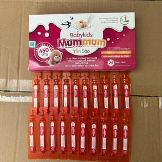 Siro ăn ngon cho bé từ 12 tháng tuổi BABYKIDS MUMMUM YẾN SÀO SỮA NON NUTRIKID BABY kích thích tiêu hóa,ăn ngon ,ngủ tốt