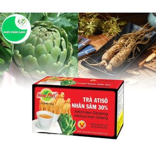 TRÀ ATISO NHÂN SÂM (25Gói x 2G) - THƯƠNG HIỆU HÙNG PHÁT