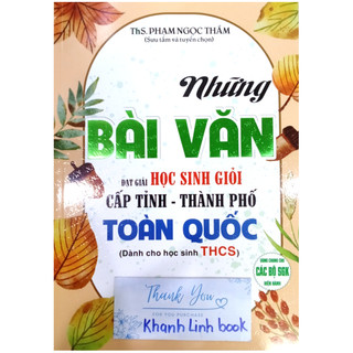 Sách - Những bài Bài văn đạt giải học sinh giỏi cấp tỉnh, thành phố Toàn quốc (THCS) (HA)