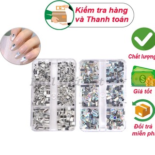 Đá chân dẹt vuông chữ nhật trang trí móng