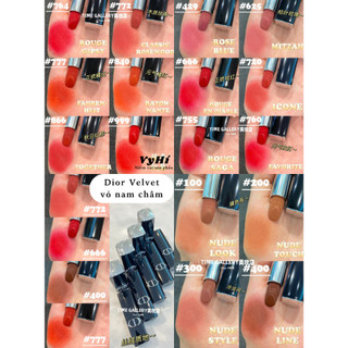 Son thỏi Dior Velvet vỏ mới nam châm 3.5g