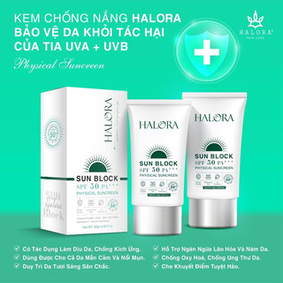 KEM CHỐNG NẮNG HALORA [ SPF 50PA+++ ]