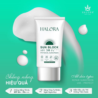 KEM CHỐNG NẮNG HALORA [ SPF 50PA+++ ]