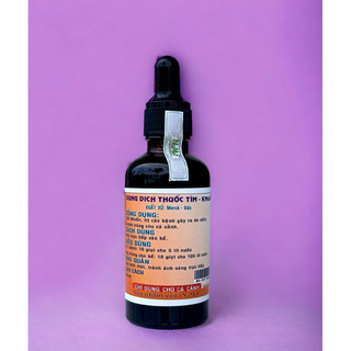 Tím tinh khiết - Dưỡng cá mới trước khi nhập bễ chính. Chai 50ml