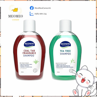 Dầu gội giảm gàu, nấm, giảm nhờn Redwin Coal Tar / Tea tree Úc