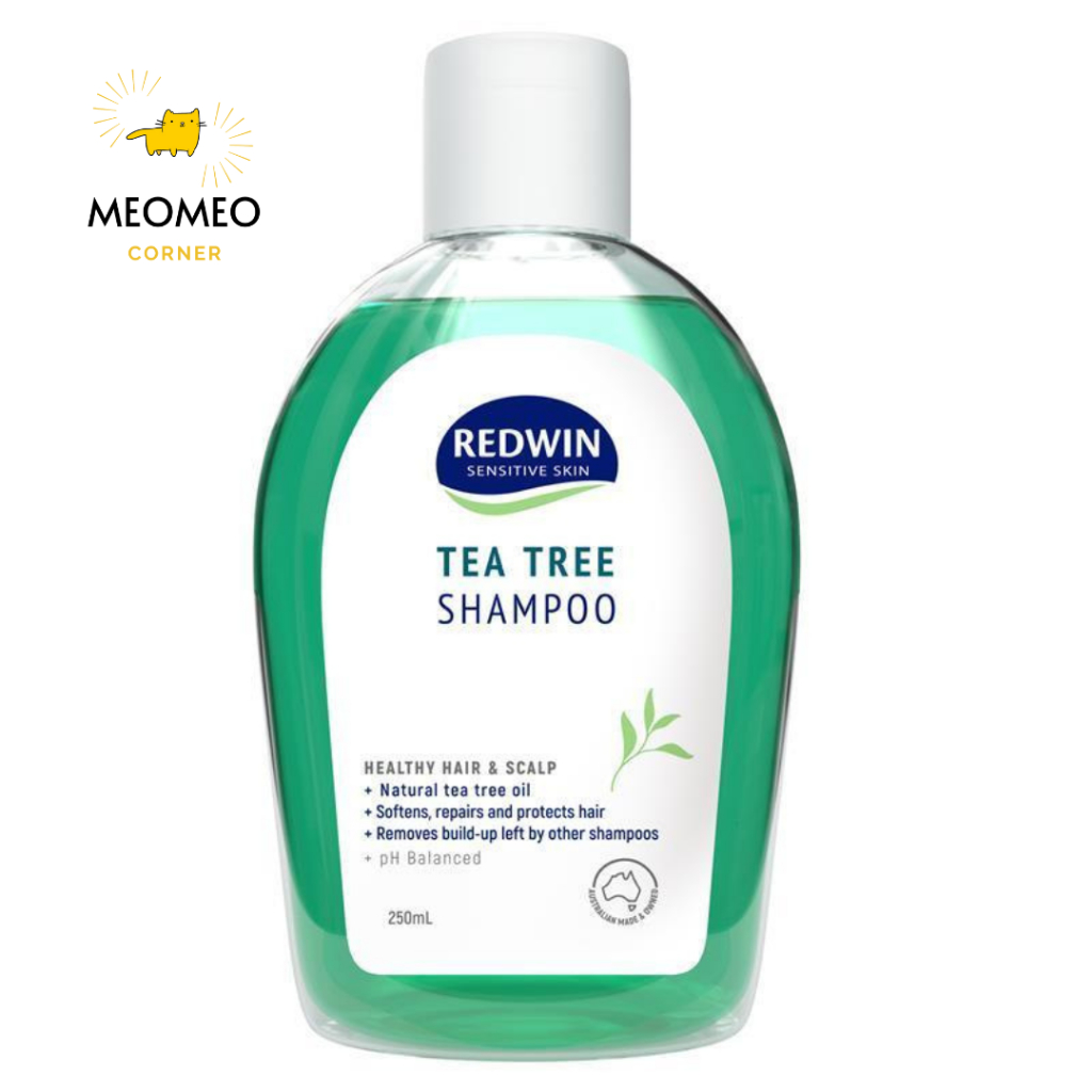 Dầu gội giảm gàu, nấm, giảm nhờn Redwin Coal Tar / Tea tree Úc